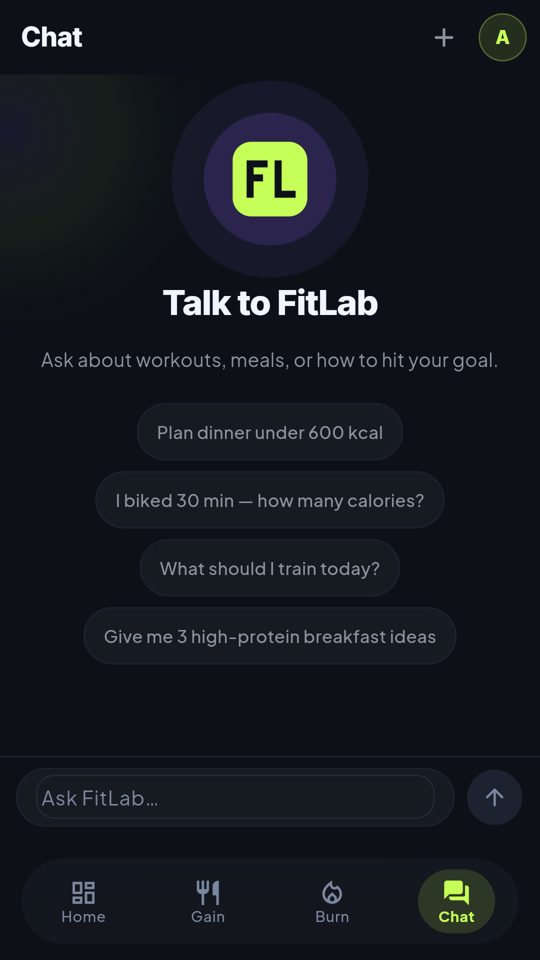 AI coach chat